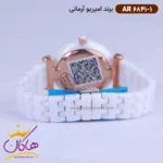 ساعت امپریو آرمانی زنانه سرامیکی سفید صفحه صورتی AR6841/1 - Image 3