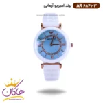 ساعت امپریو آرمانی زنانه سرامیکی سفید صفحه آبی AR 6841/3