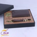 ست سه تیکه کیف جیبی جاکلیدی فندک چرم فندی 579 - Image 5