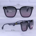 عینک آفتابی فندی زنانه فریم مربع طوسی P 2320/4 - Image 2
