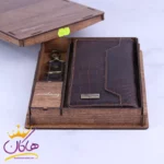 ست کیف کتی و جاکلیدی چرم پوست ماری فراگامو 300 - Image 2