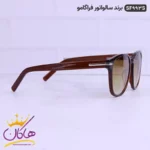 عینک آفتابی اورجینال قهوه ای فراگامو SF993S - Image 8