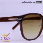 عینک آفتابی اورجینال قهوه ای فراگامو SF993S - Image 5