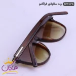 عینک آفتابی اورجینال قهوه ای فراگامو SF993S - Image 3