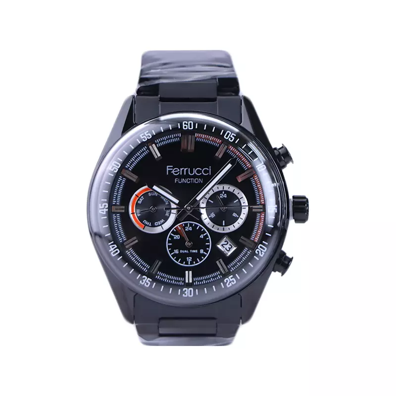 Ferrucci-Function-watch-code-FCF03525M.041.webp ساعت مچی فروچی مردانه فلزی تمام مشکی FCF03525M/4 - Image 1