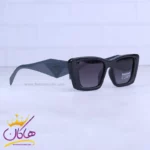 عینک آفتابی پرادا زنانه فریم مستطیل مشکی P 5520/2 - Image 4