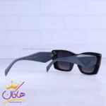عینک آفتابی پرادا زنانه فریم مستطیل مشکی P 5520/2 - Image 3