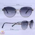 عینک آفتابی جیونچی زنانه فریم پروانه ای فلزی GV606/2 - Image 2