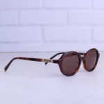 عینک آفتابی گوچی زنانه فریم بیضی قهوه ای GG 2033/2 - Image 4