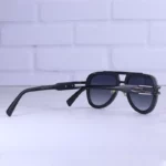 عینک آفتابی خلبانی گوچی مردانه فریم مشکی GG 6807/1 - Image 3
