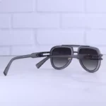 عینک آفتابی خلبانی گوچی مردانه فریم طوسی GG 6807/2 - Image 3