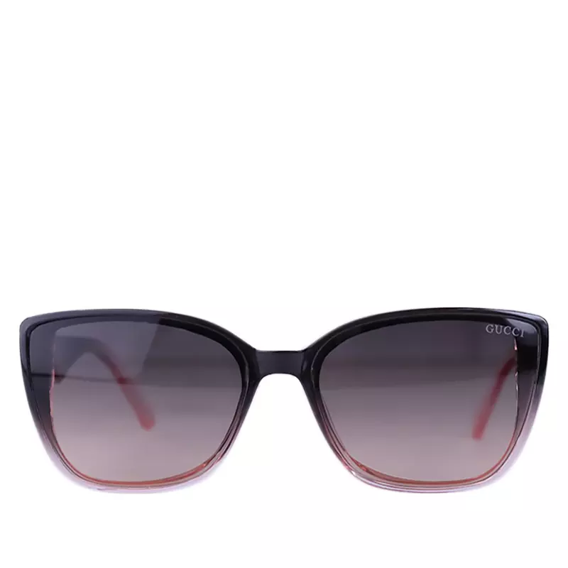 Gucci-Sunglasses-code-9707.21.webp عینک آفتابی گوچی زنانه فریم مربع مشکی صورتی 9707/2 - Image 1