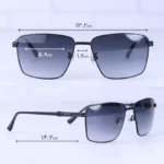 عینک آفتابی گوچی مردانه تمام فریم مشکی فلزی GG 1352/4 - Image 2