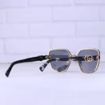 عینک آفتابی گوچی زنانه فریم مربع هاوانا مشکی GG 1547/1 - Image 3