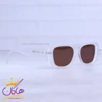 عینک آفتابی گوچی زنانه فریم مستطیل سفید مات 27153/4 - Image 4