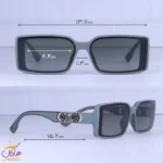 عینک آفتابی گوچی زنانه فریم مستطیل سبز 8886/5 - Image 2