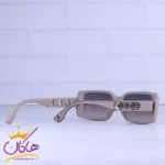 عینک آفتابی گوچی زنانه فریم مستطیل کرمی 8886/6 - Image 3