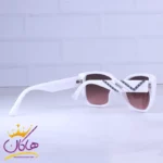 عینک آفتابی گوچی زنانه فریم پروانه‌ ای سفید 9717/2 - Image 3