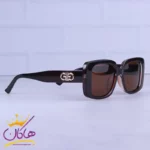 عینک آفتابی گوچی زنانه فریم مستطیل قهوه ای P338743/2 - Image 4