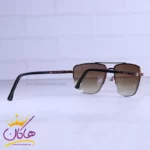 عینک آفتابی گوچی مردانه فریم قهوه ای فلزی GG1242/5 - Image 3