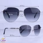 عینک آفتابی گوچی مردانه فریم خلبانی نقره ای GG1247/2 - Image 2