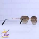 عینک آفتابی گوچی مردانه فریم خلبانی طلایی GG 1248/1 - Image 3