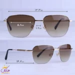 عینک آفتابی گوچی مردانه فریم خلبانی طلایی GG 1248/1 - Image 2
