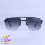 عینک آفتابی گوچی مردانه نیم فریم فلزی مشکی GG1351/4