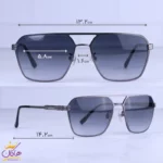 عینک آفتابی گوچی مردانه فریم دودی فلزی GG 1353/3 - Image 2