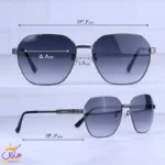 عینک آفتابی مردانه گوچی فریم دودی فلزی GG 1355/3 - Image 2