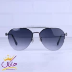 عینک آفتابی گوچی مردانه نیم فریم دودی فلزی GG1358/3