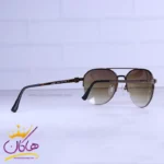 عینک آفتابی گوچی مردانه فریم خلبانی فلزی GG1358/5 - Image 3