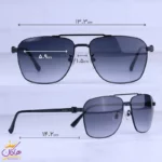 عینک آفتابی مردانه گوچی فریم فلزی خلبانی GG1359/4 - Image 2