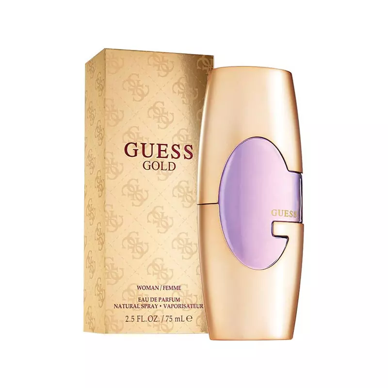 Guess-Perfume-Guess-Gold1.webp عطر ادکلن گس گلد زنانه ادوپرفیوم 75 میل - Image 1