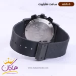 ساعت هابلوت مردانه بند رابر تمام مشکی اندکس رزگلد 888/1 - Image 3
