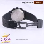 ساعت هابلوت مردانه بند رابر تمام مشکی اندکس رزگلد 888/1 - Image 5
