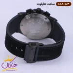 ساعت هابلوت مردانه بند رابر مشکی صفحه مشکی کرنوگراف 888/103 - Image 5