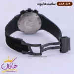 ساعت هابلوت زنانه بند رابر کرنوگراف تمام مشکی 888/104 - Image 3