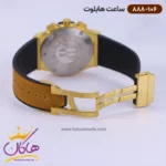 ساعت هابلوت مردانه بند رابر کرنوگراف اسکلتون قاب طلایی 888/106 - Image 3