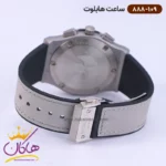 ساعت هابلوت مردانه بند رابر کرنوگراف تمام نقره‌ ای 888/109 - Image 5