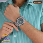 ساعت هابلوت مردانه بند رابر کرنوگراف تمام نقره‌ ای 888/109 - Image 4
