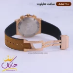 ساعت هابلوت مردانه بند رابر قهوه ای صفحه مشکی کرنوگراف 888/110 - Image 3
