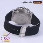 ساعت هابلوت مردانه بند رابر مشکی صفحه سفید کرنوگراف 888/112 - Image 5