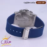ساعت هابلوت مردانه بند رابر آبی صفحه آبی کرنوگراف 888/113 - Image 5