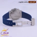 ساعت هابلوت مردانه بند رابر آبی صفحه آبی کرنوگراف 888/113 - Image 3