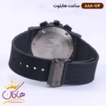 ساعت هابلوت مردانه بند رابر قاب رزگلد سه موتوره کرنوگراف 888/114 - Image 5