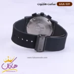 ساعت هابلوت مردانه بند رابر مشکی اندکس رزگلد کرنوگراف 888/117 - Image 5