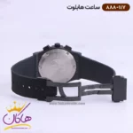 ساعت هابلوت مردانه بند رابر مشکی اندکس رزگلد کرنوگراف 888/117 - Image 3