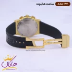 ساعت هابلوت کرنوگراف مردانه بند رابر مشکی طلایی 888/47 - Image 3