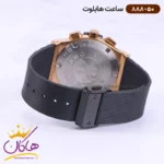 ساعت هابلوت مردانه بند رابر مشکی کرنوگراف اندکس رزگلد 888/50 - Image 5